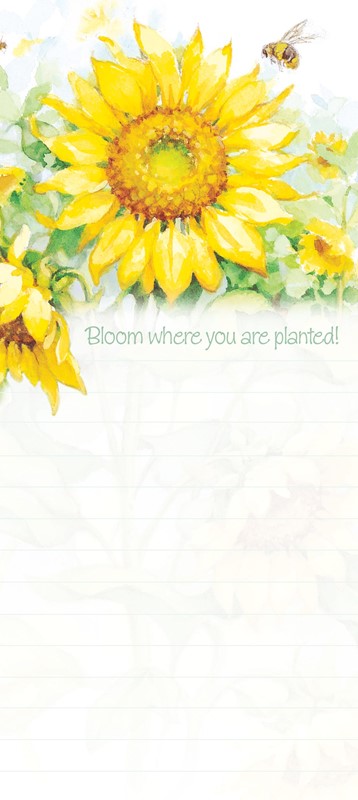 Sunflower Notepad