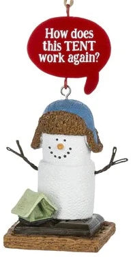 RETIRED S'mores Tent Camp Equipment Ornament