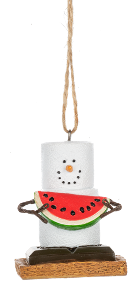 Watermelon S'more Ornament 2025