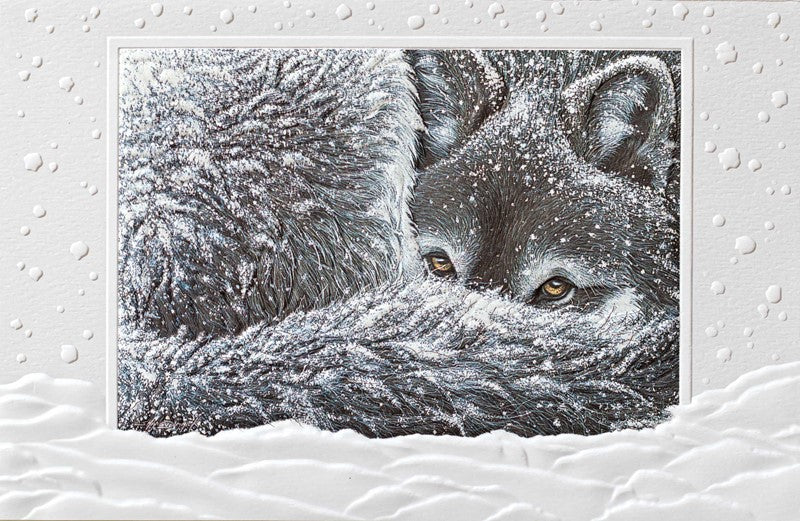 Winter Wolf Greeting Cards