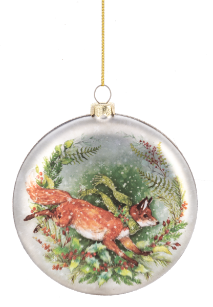 Woodland Animal Disc Ornament