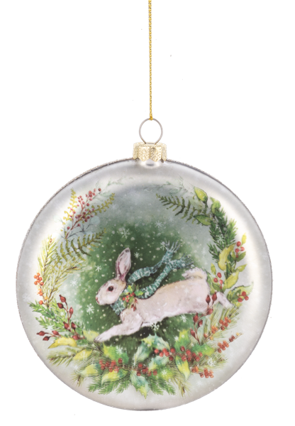 Woodland Animal Disc Ornament