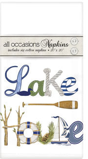 Lake House Collection Cotton Napkins