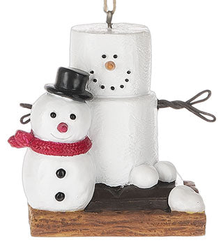 S'mores Ornament Building A Snowman