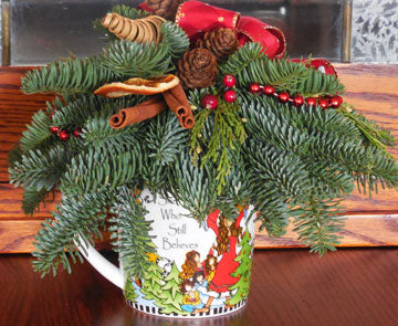 Merry Christmas She Who Believes Center Piece Mug