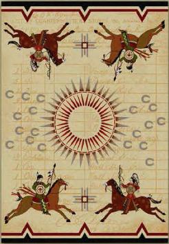 Rugs by American Dakota Native American War Records