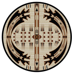 Rugs By American Dakota Native Voices Horse Thieve Natural