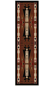 Rugs By American Dakota Native Voices Horse Thieves Brown