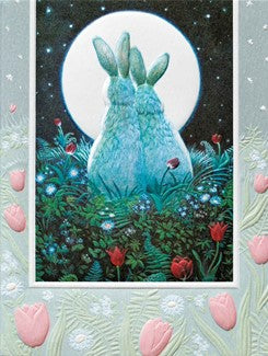 Rabbits Anniversary Greeting Card