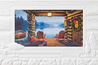 Cabin on the Lake Greeting Card