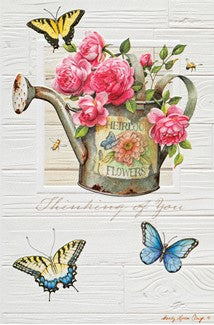 Heirloom Flower Garden Greeting Card