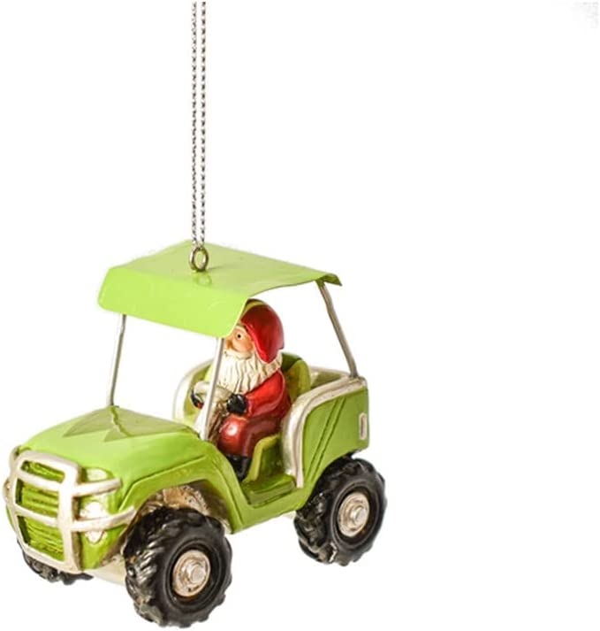 Santa Side by Side Ornament