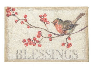 Seasons of Cannon Falls Blessings Bird Canvas