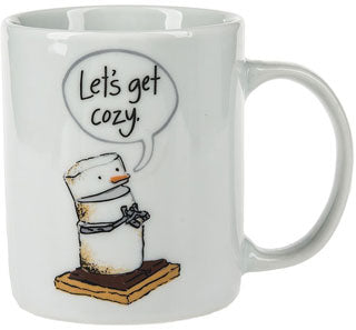 smore let's get cozy coffee cup