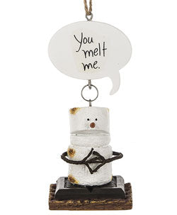 You Melt Me Talking S'mores Original Ornament