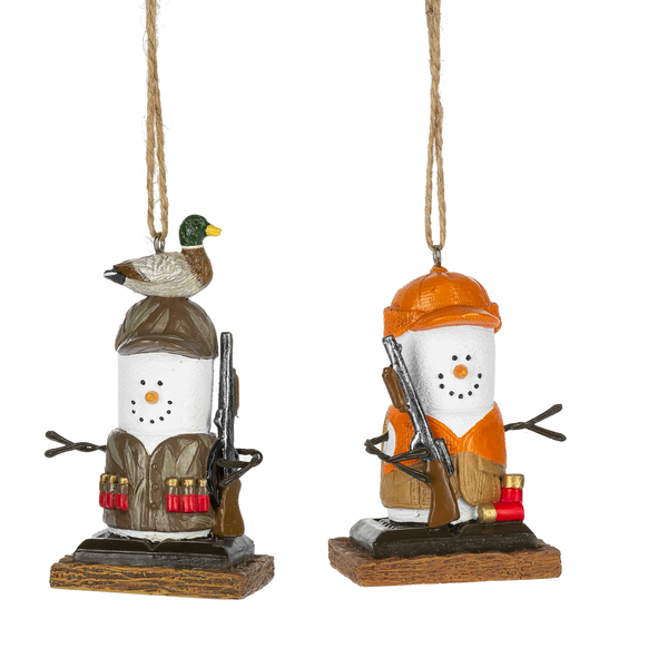 Smores Duck Hunting Ornaments