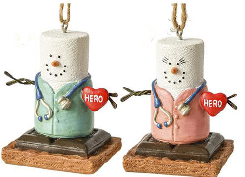 smores ornaments hero doctor and nurse