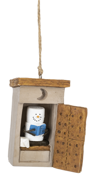 Outhouse S'mores Ornament
