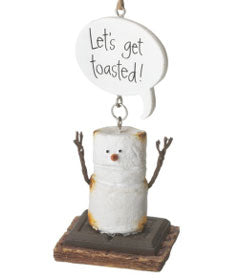Smores Toasted ''Lets Get Toasted'' Ornament