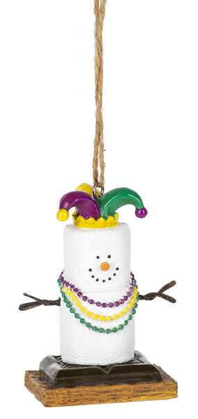 S'mores Mardi Gras Jester Ornament