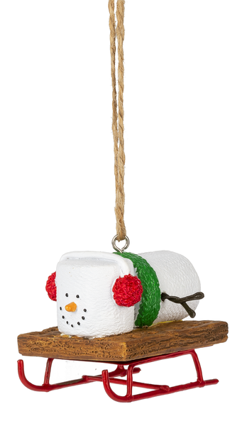 S'mores Sledding and Tubing Ornaments