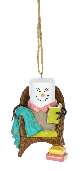 S'mores Reader Ornament