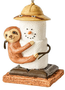 Sloth S'mores Original Ornament