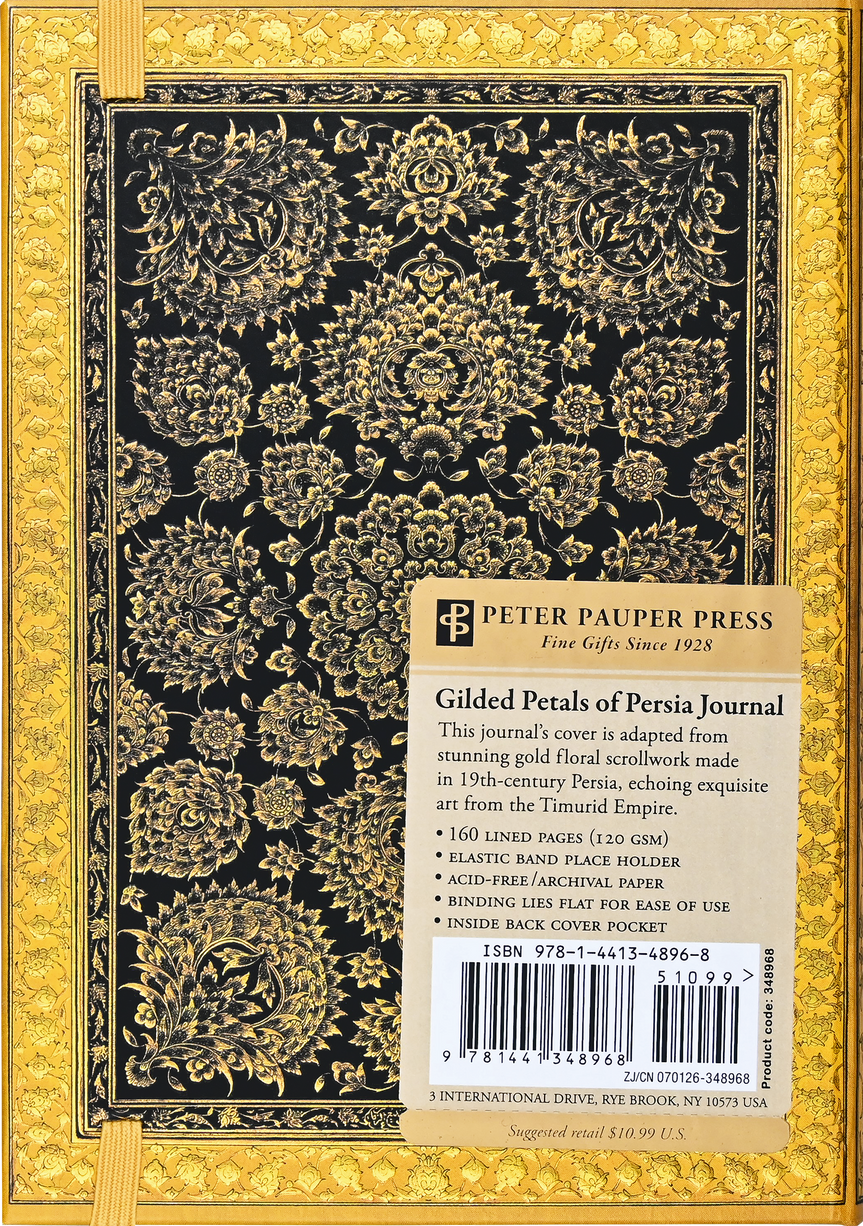 Gilded Petals of Persia Journal