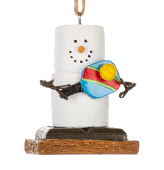 S'mores Pickleball Ornament 2024