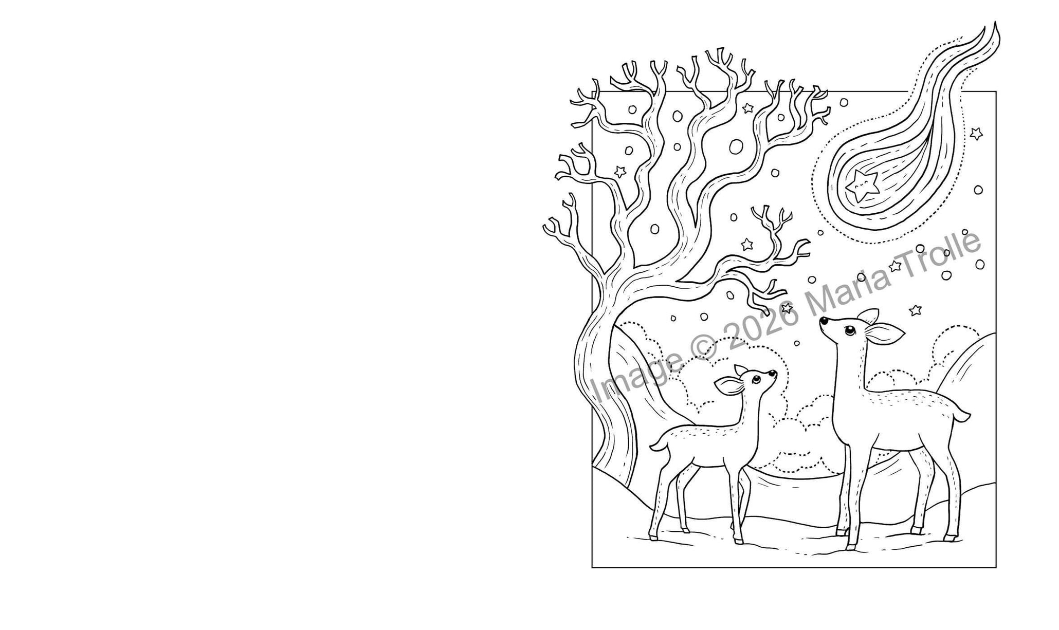 Christmas Colors Coloring Book