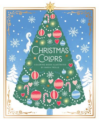 Christmas Colors Coloring Book