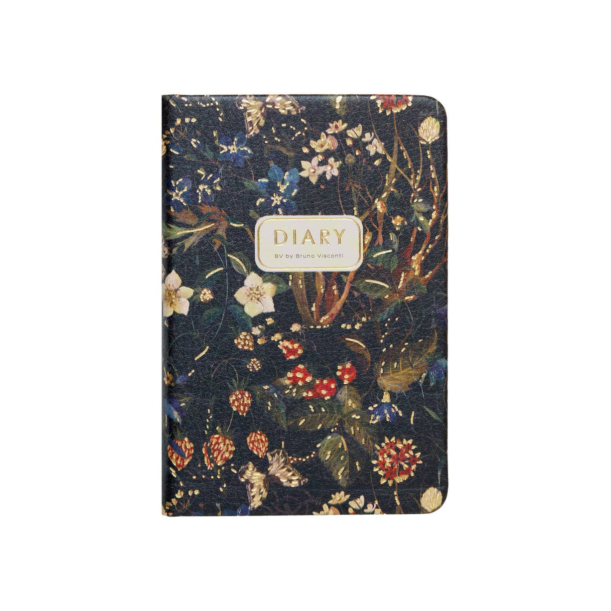 A7 Vegan Leather Pocket Planner - Forest Flowers
