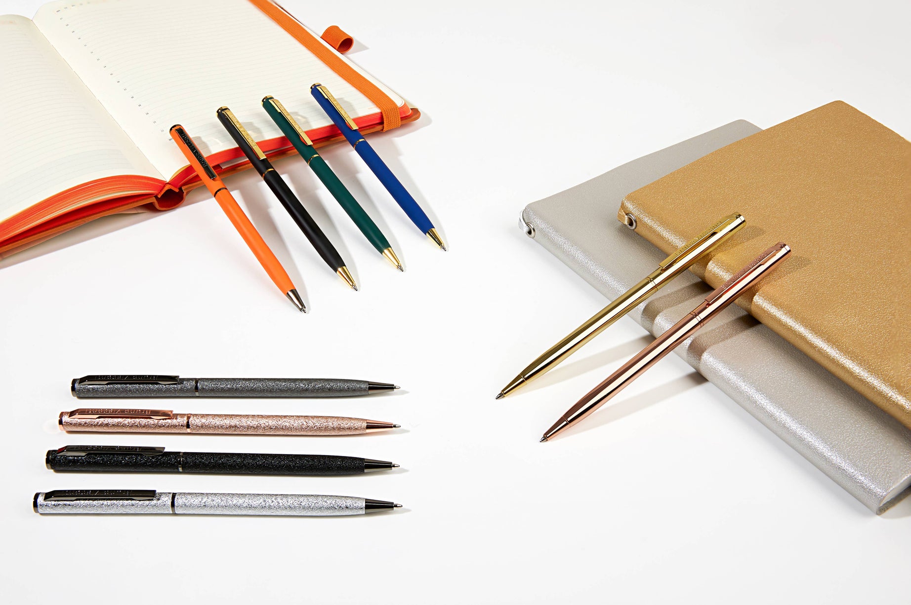 Tube of 12 Palermo pens - Rose Gold Vintage