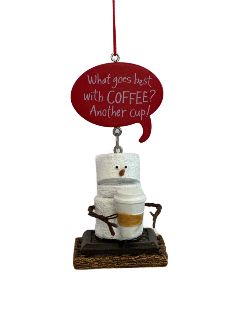 RETIRED Another Cup Of Coffee Toasted S'more Ornament