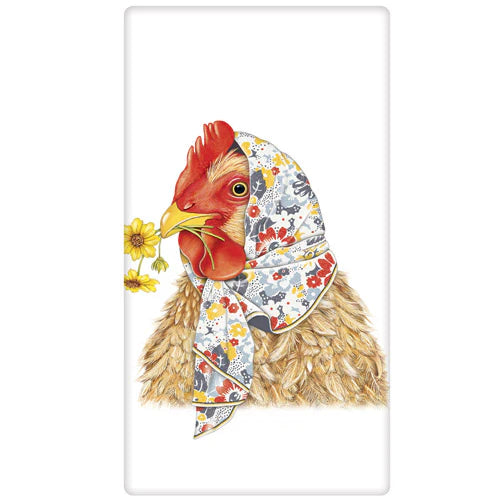Headscarf Chicken Dish Towel