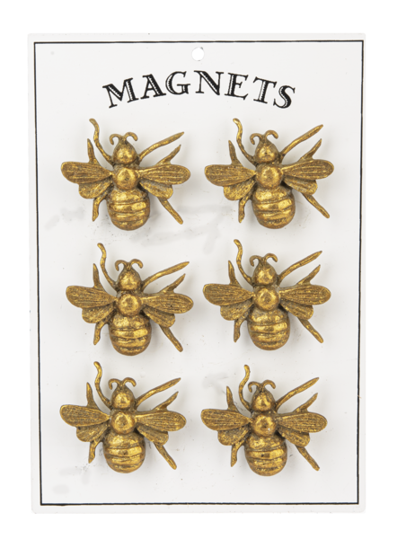 Gold Bumble Bee Single Magnets