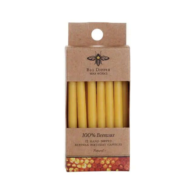 Pure Beeswax Birthday Candles