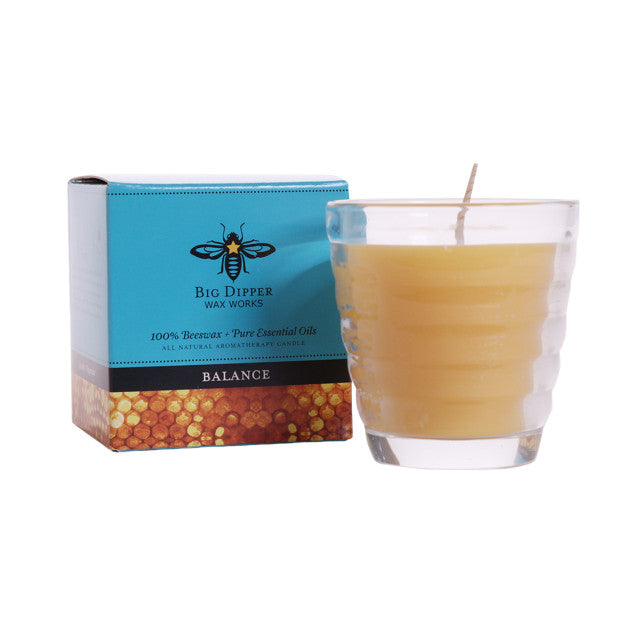 Beeswax Aromatherapy Glass Candles
