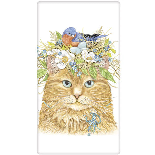 Bird Nest On Head Dish Towel