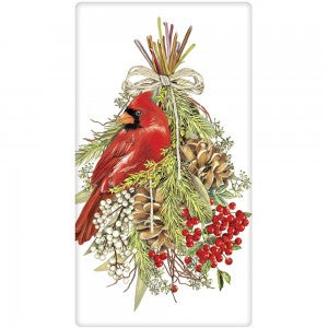 Cardinal Pine Dish Towel