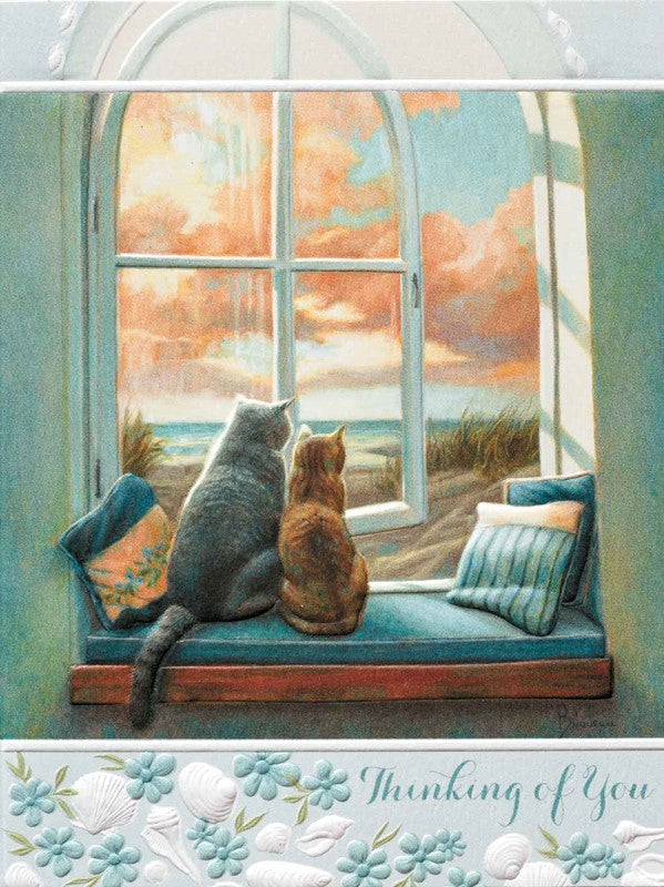 Cats by the Window Comfort Card