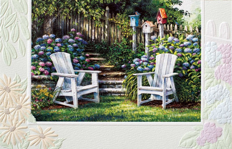 Garden Chairs Card