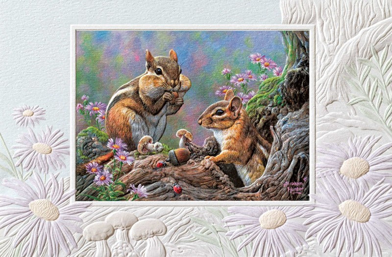 Chipmunks Birthday Card