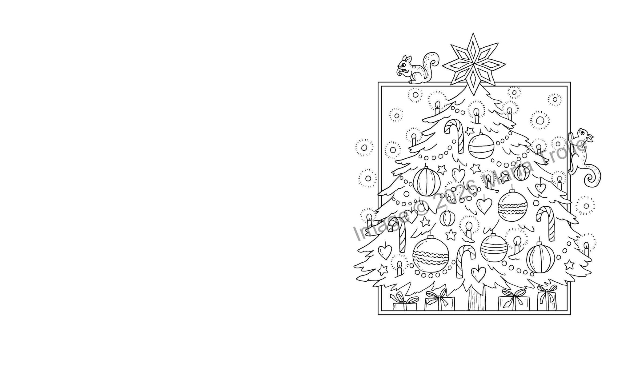 Christmas Colors Coloring Book