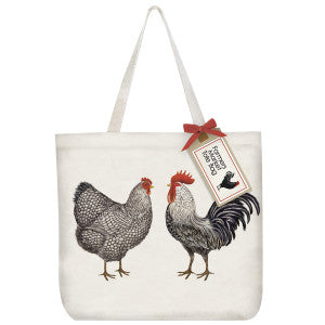 Chicken Farmhouse Tote Bag