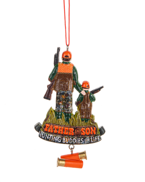 Father & Son Hunting Ornament