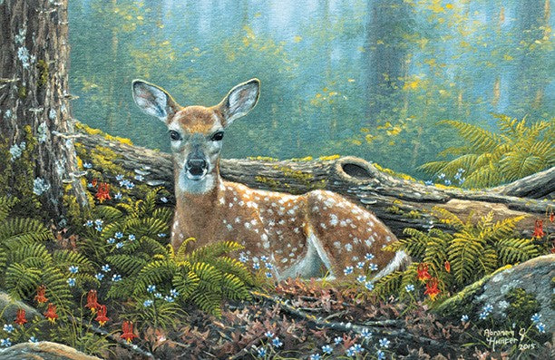 Fawn Birthday Card