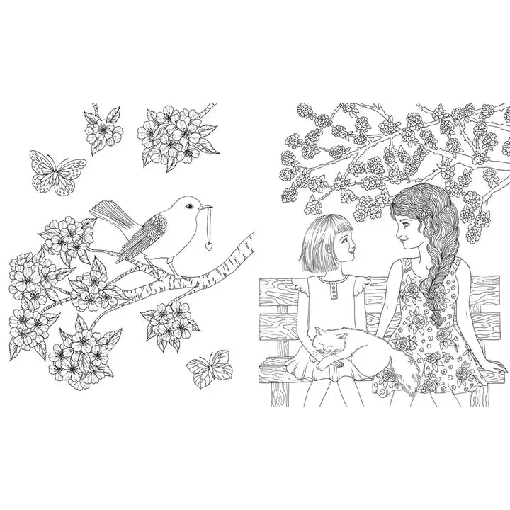 Flora Fairytale Coloring Book