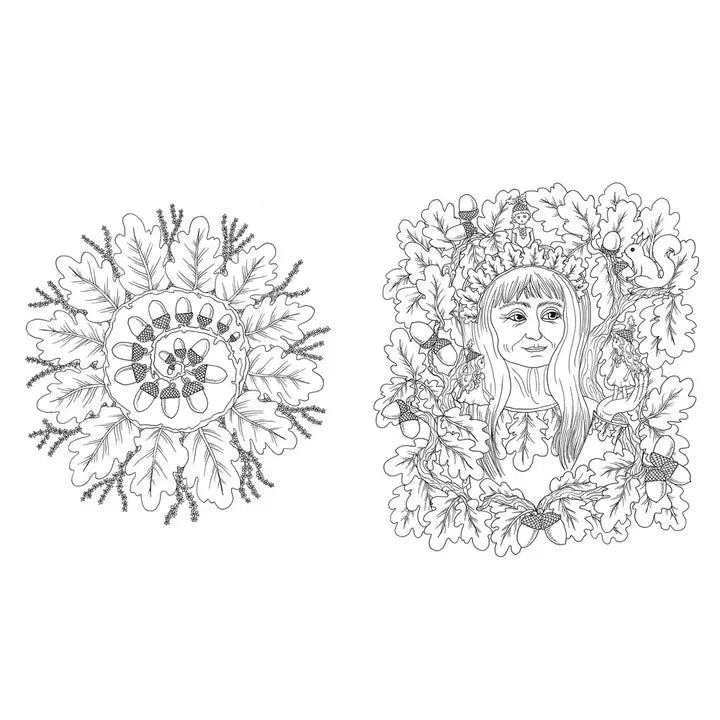 Flora Fairytale Coloring Book