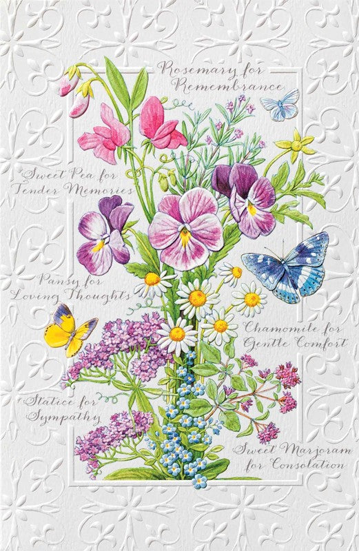 Flower Sympathy Card